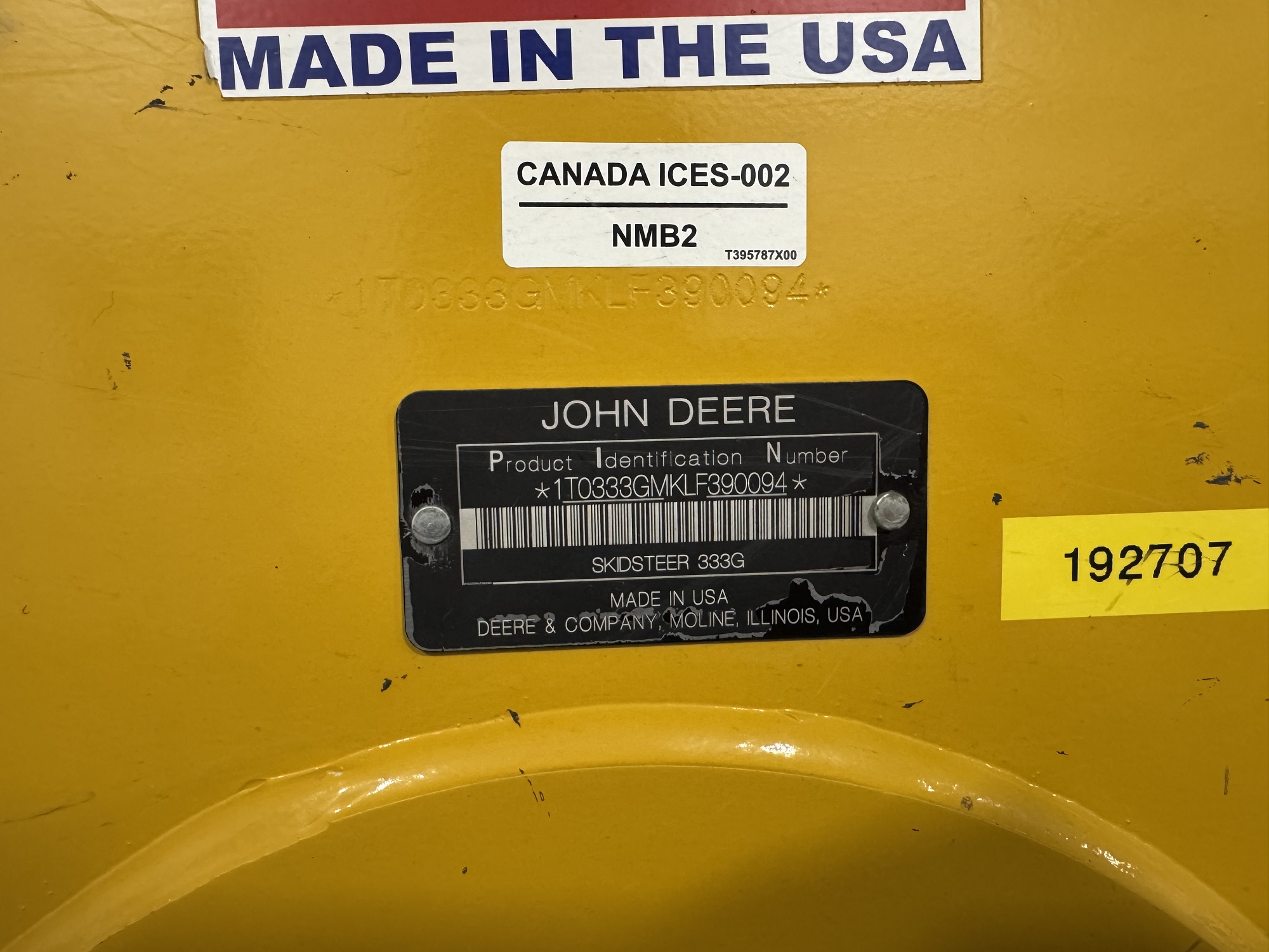 JD 333G Skid-Steer Loader