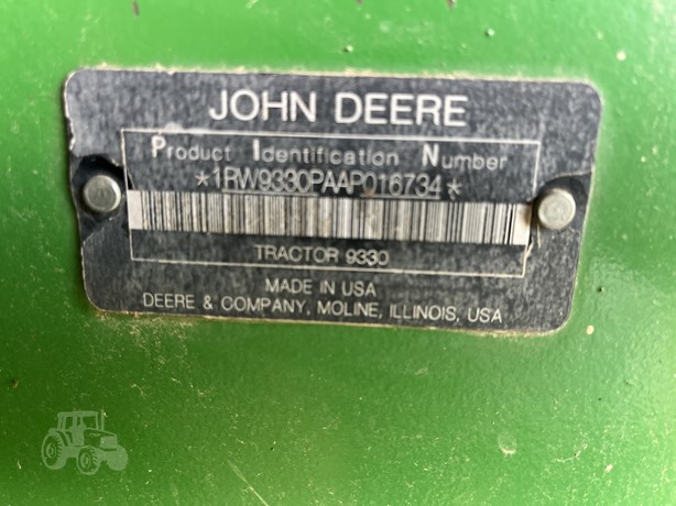 JD 9330 Tractor