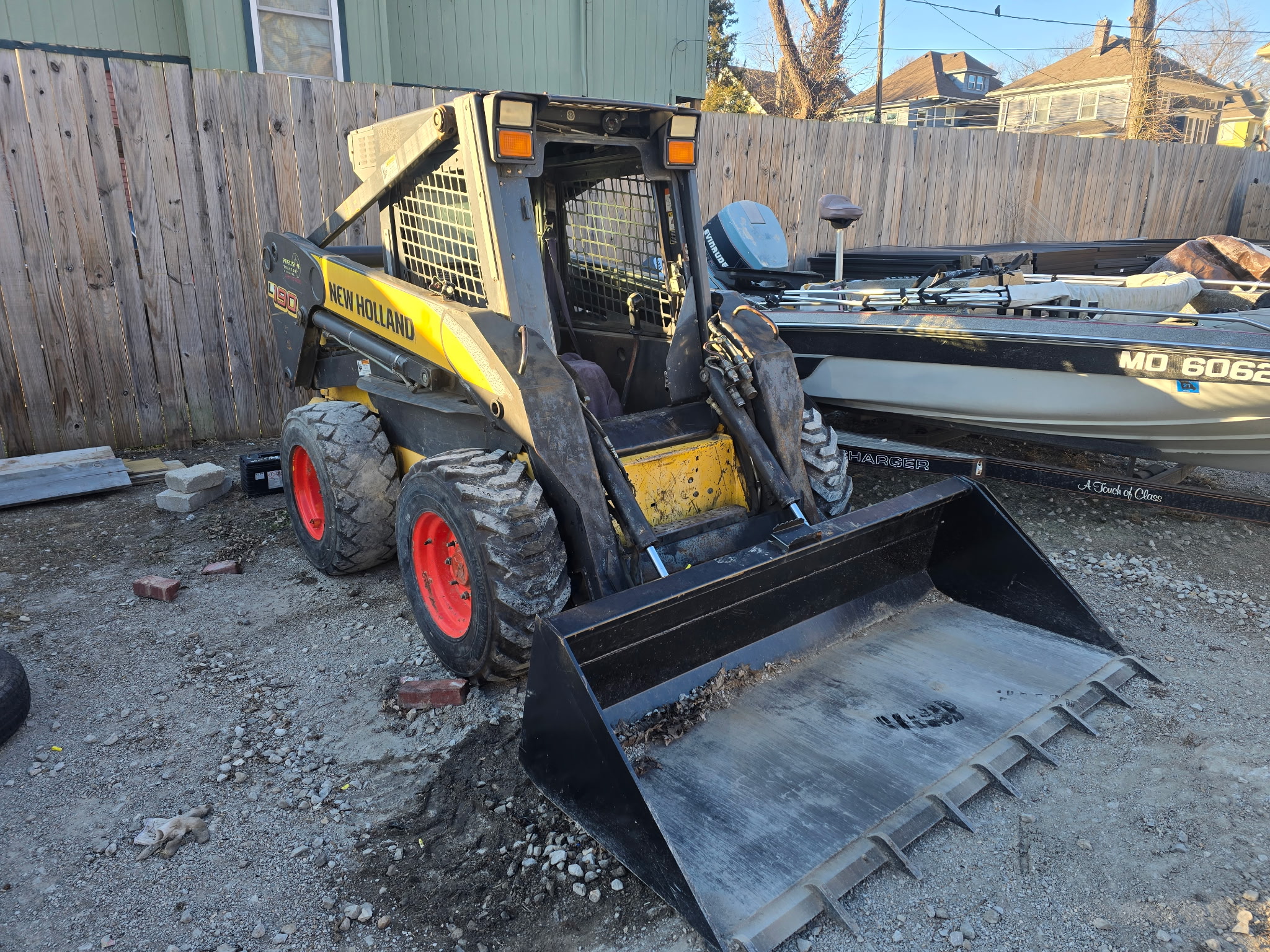 NH L190 Skid-Steer Loader
