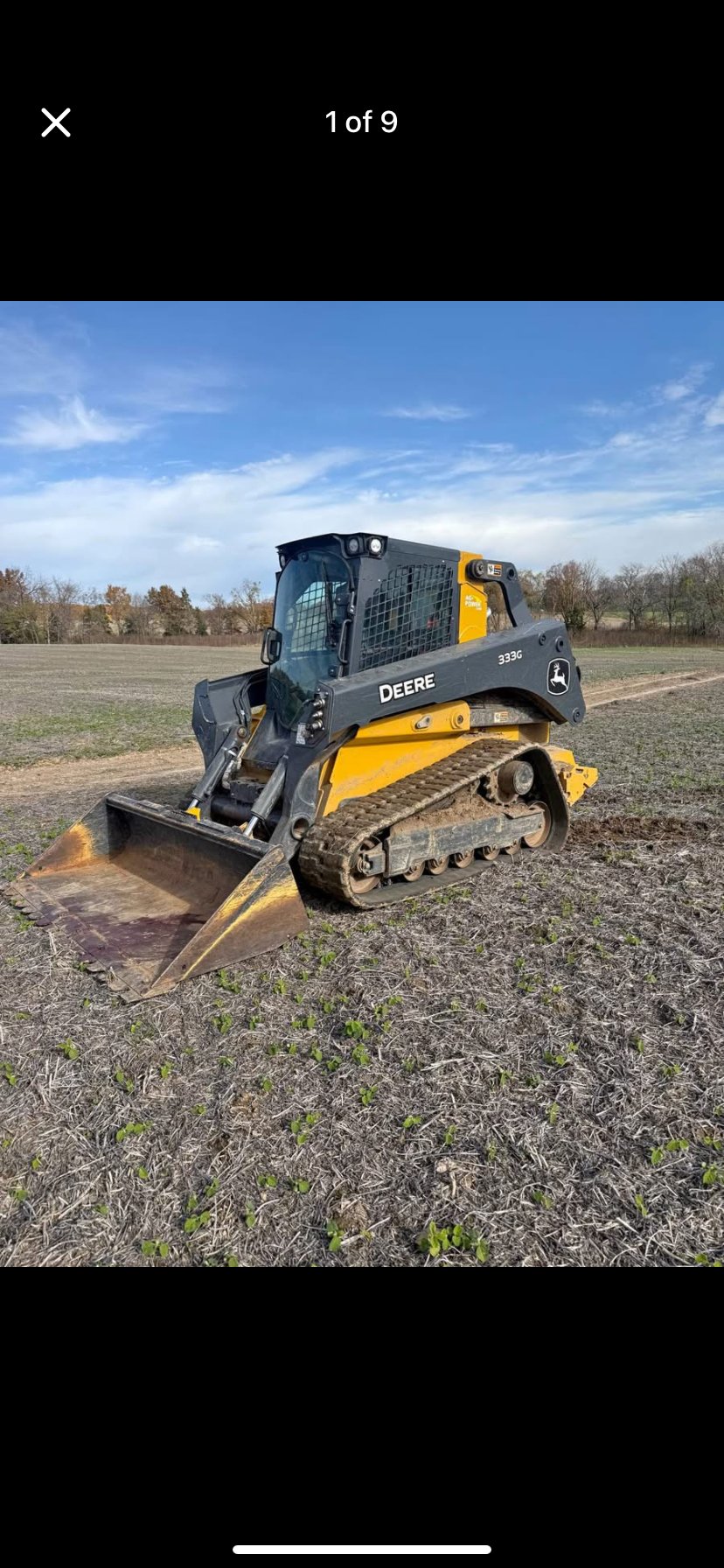 JD 333 G Skid-Steer Loader
