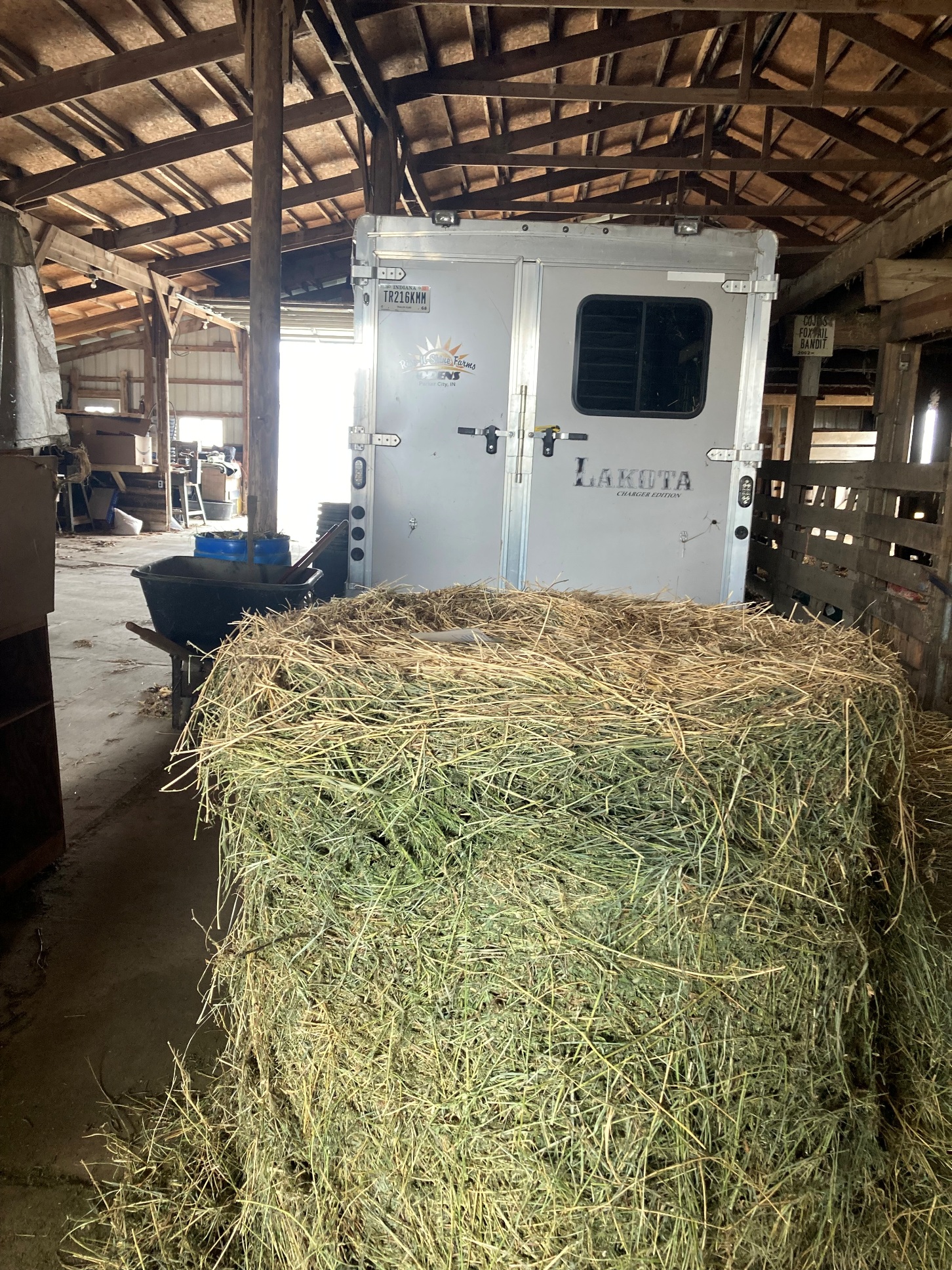 4×5 Net Wrapped Alfalfa and Mixed Hay