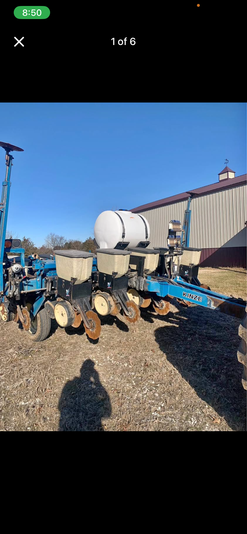 Kinze 6/11 Splitter Planter
