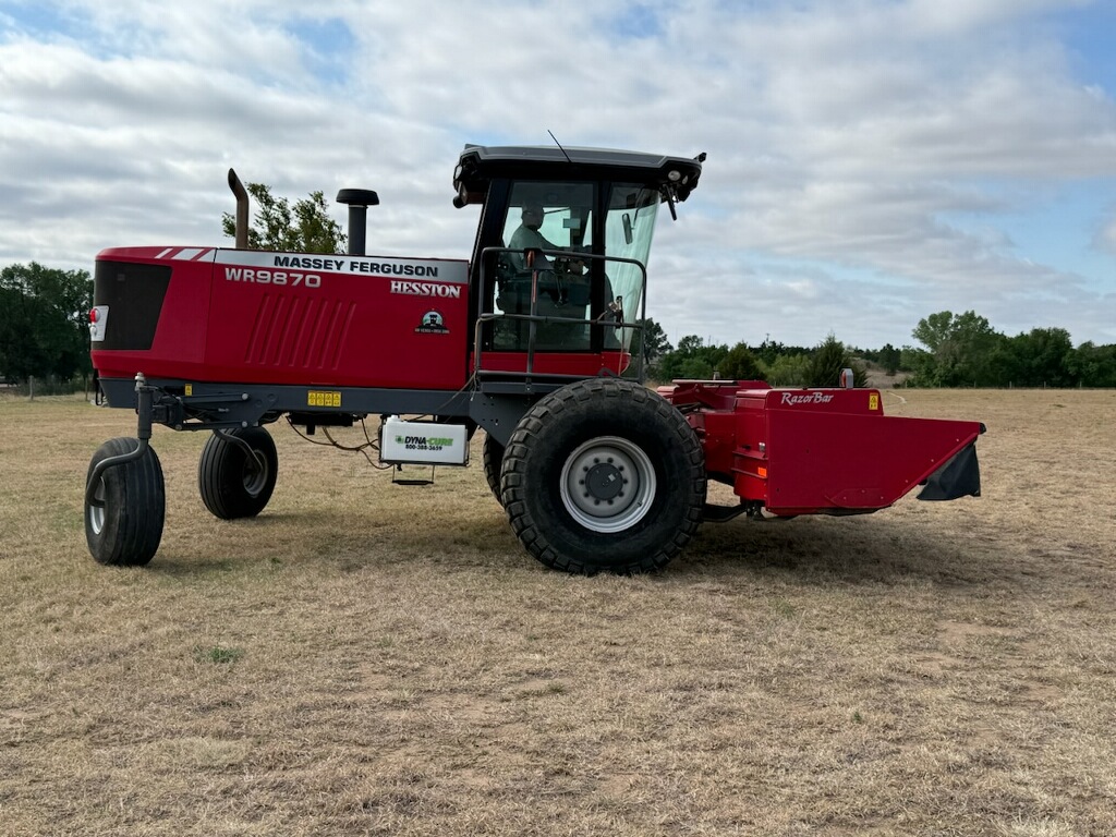 MF 9870 Swather