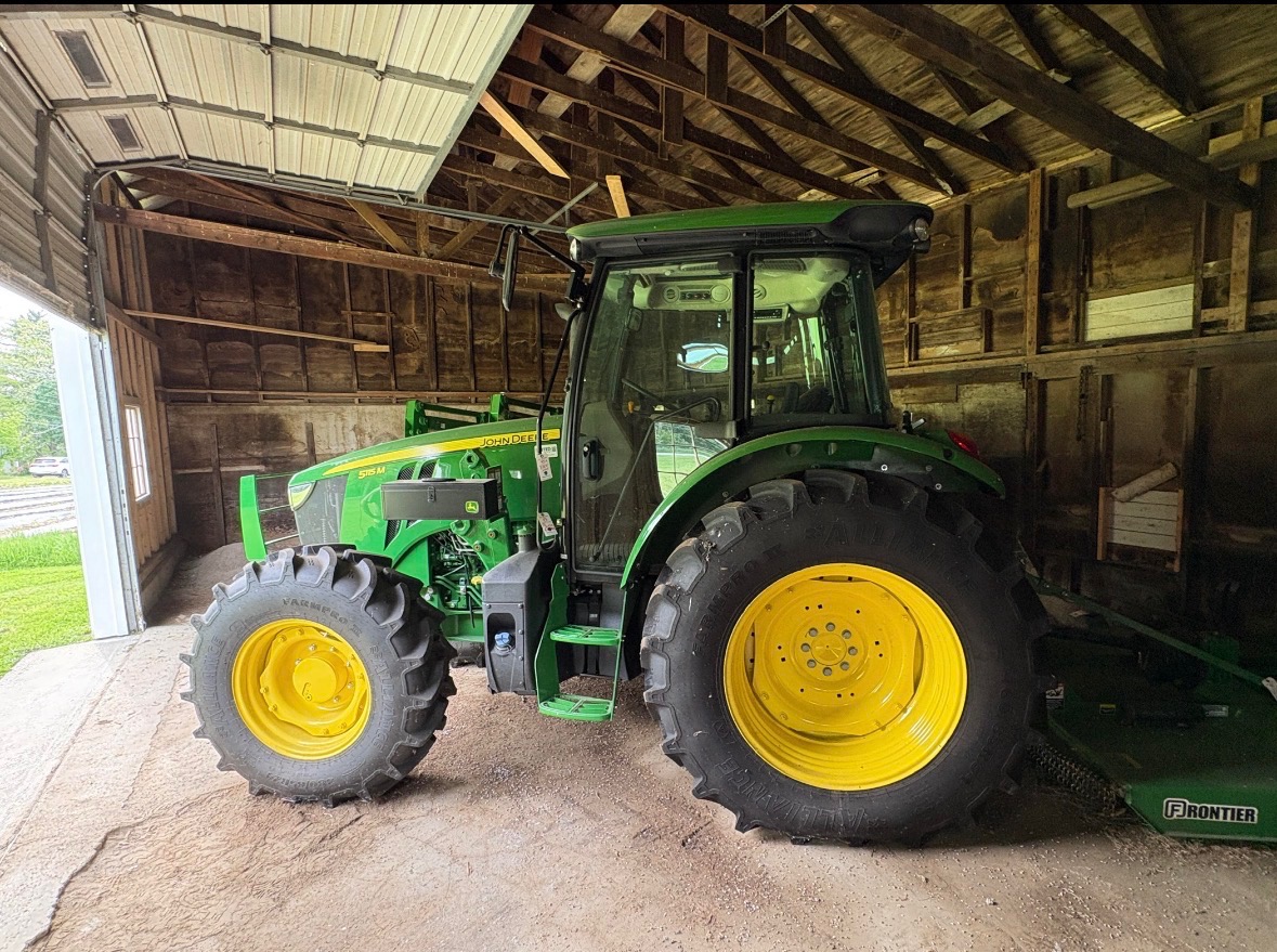 2022 John Deere #5115M 4-Cylinder Diesel Tractor W/24 Hours (Not a Typo)